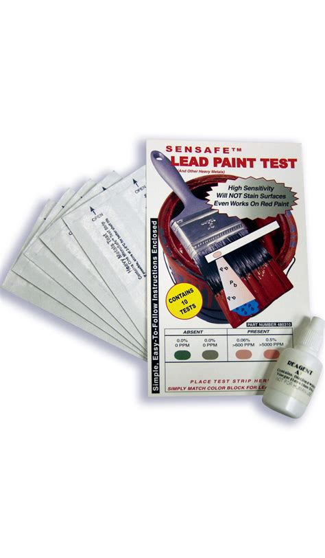 sensafe lead paint test review|false positive lead testing kit.